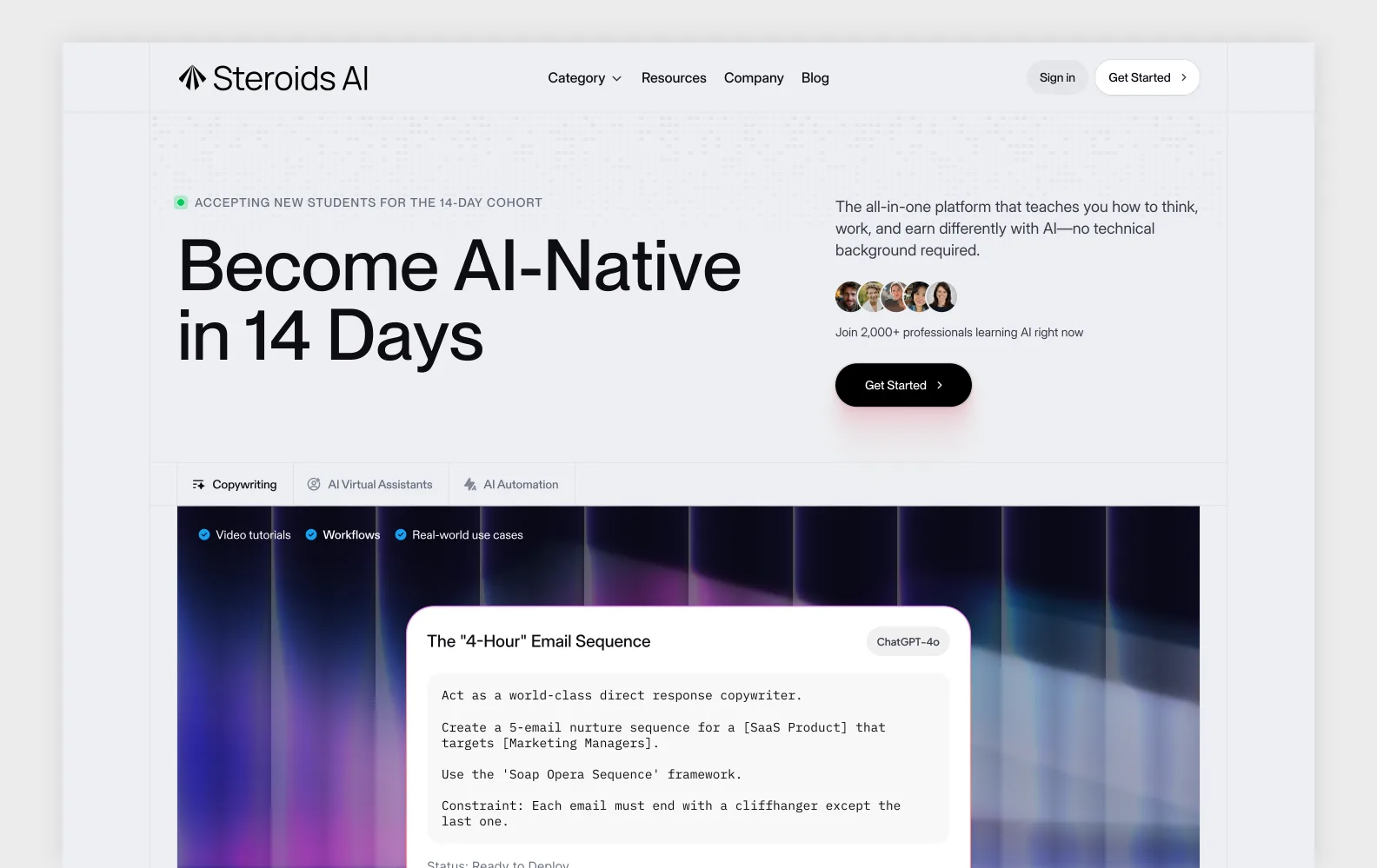 Steroids AI case study, detail 1